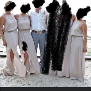 Show Me Your Mumu halter bridesmaid dress